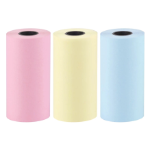 Set of colorful paper rolls for the HURC9 cat mini thermal printer - 3 pcs.