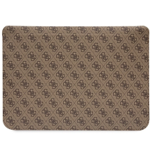 Guess 4G Printed Stripes cover for a 14&quot; laptop - brown