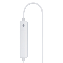 USB-C 3mk laidinės ausinės – baltos