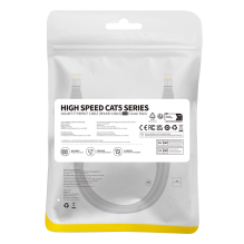 Baseus High Speed Cat 5 RJ-45 Ethernet cable 1000Mb / s 1.5m round - black