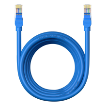 Baseus High Speed Cat 6 RJ-45 1000Mb / s Ethernet cable 5m round - blue