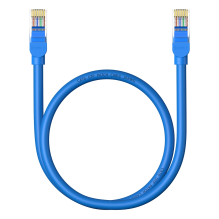 Baseus High Speed Cat 6 RJ-45 Ethernet cable 1000Mb / s 0.5m round - blue