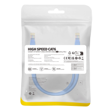 Baseus High Speed Cat 6 RJ-45 Ethernet cable 1000Mb / s 0.5m round - blue