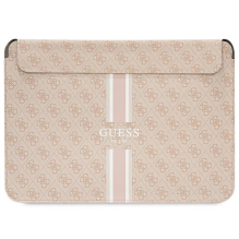 Guess 4G Printed Stripes cover for a 14&quot; laptop - pink