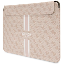 Guess 4G Printed Stripes cover for a 14&quot; laptop - pink