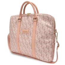 Guess GCube Stripes bag for a 16&quot; laptop - pink