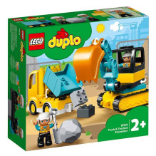 Statybiniai blokai - LEGO DUPLO 10931 Sunkvežimis ir Ekskavatorius