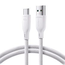 „Joyroom“ kelių spalvų serija S-A34 USB-A / USB-C 100 W kabelis, 1 m – baltas