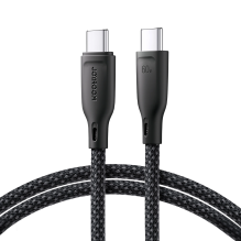 Joyroom Multi-Color Series S-A34 USB-C / USB-C PD 60W cable 1m - black