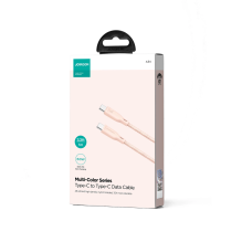 Joyroom Multi-Color Series S-A34 USB-C / USB-C PD 60W 1m Cable - Pink