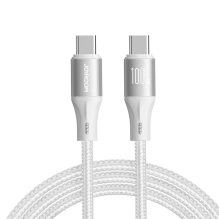 Joyroom Light-Speed Series S-A25 USB-C / USB-C cable 100W 1.2m - white