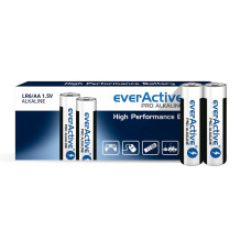 Alkalinės Baterijos - EverActive Pro AA/ LR6, 10 Vnt.