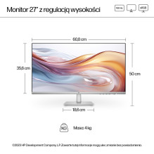 Monitorius - HP 27" IPS 100Hz LED