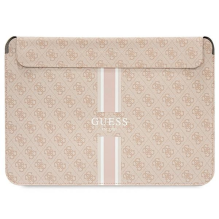 Guess 4G Printed Stripes cover for a 16&quot; laptop - pink