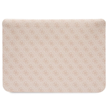 Guess 4G Printed Stripes cover for a 16&quot; laptop - pink