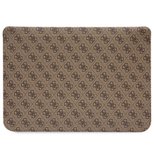 Guess 4G Printed Stripes cover for a 16&quot; laptop - brown