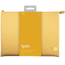 Uniq Lyon Waterproof RPET case for a 14&quot; laptop - yellow