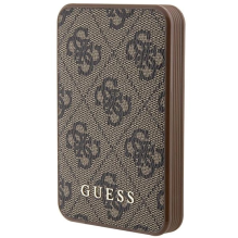 Guess Powerbank 15W GUPB5LP4GEGW 5000mAh ruda / ruda 4G odinis metalinis logotipas