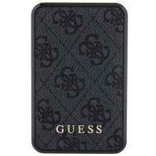 Guess Powerbank 18W GUPB10DP4GEGK 10000mAh juoda / juoda 4G odinis metalinis logotipas