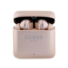 Guess GUTWSSU20ALEGP TWS „Bluetooth“ ausinės + Dock Rose Gold / Rose Gold spausdintas logotipas