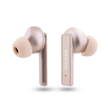 Guess GUTWSSU20ALEGP TWS Bluetooth Earphones + Dock Rose Gold / Rose Gold Printed Logo