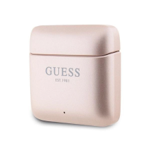 Guess GUTWSSU20ALEGP TWS „Bluetooth“ ausinės + Dock Rose Gold / Rose Gold spausdintas logotipas