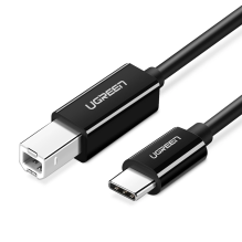 Ugreen US241 USB-C 2.0 - USB-B laidas 1 m - juodas