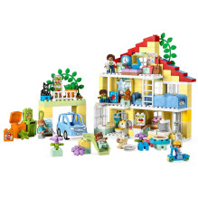 Konstruktorius - LEGO DUPLO 10994 3IN1 Šeimos namas, 218 dalių