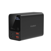 Choetech B635BK USB-A / USB-C Powerbank 22,5W 27000mAh – juoda