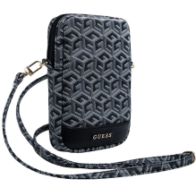 Guess Zip GCube Bottom Stripe phone bag - black