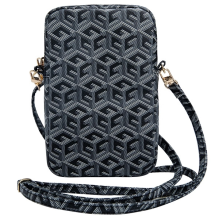 Guess Zip GCube Bottom Stripe phone bag - black