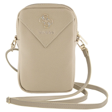 Guess Zip Triangle 4G phone bag - gold