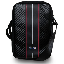 BMW Carbon &amp; Red Stripe bag for a 10&quot; tablet - black