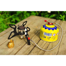 Tourist stove with gas heater and piezo igniter SPIDER PRO 3kW