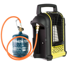 Gas tourist heater for gas...