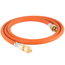 Reduction connection to a tourist gas cylinder G 3 / 8&quot; L - 7 / 16&quot; hose 1.5 m