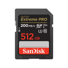 Atminties Kortelė - SanDisk Extreme PRO 512 GB Klasė 10