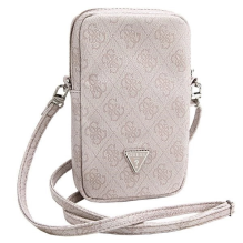 Guess Zip 4G Triangle bag - pink