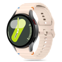 Tech-Protect silikoninis sportinis dirželis, skirtas Samsung Galaxy Watch 4 / 5 / 5 Pro / 6 / 7 / FE - rožinė