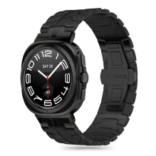 Tech-Protect Stainless Line dirželis, skirtas Samsung Galaxy Watch Ultra (47 mm) - juodas