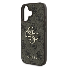 Guess 4G Big Logo iPhone 16 Plus Case - Brown