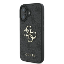 Guess 4G Big Logo iPhone 16 dėklas – juodas