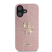 Guess Fixed Glitter Big 4G iPhone 16 Case - Pink