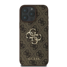 Guess 4G Big Logo iPhone 16 Pro Max Case - Brown