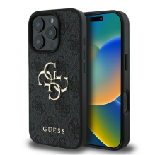 Guess 4G Big Logo iPhone 16 Pro Max dėklas – juodas