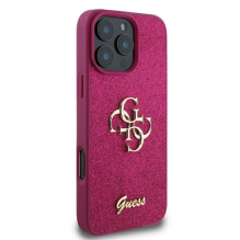 Guess Fixed Glitter Big 4G case for iPhone 16 Pro Max - purple