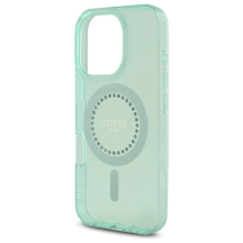 Guess IML Rhinestones MagSafe iPhone 16 Pro Case - Green