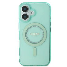 Guess IML Rhinestones MagSafe iPhone 16 Plus Case - Green