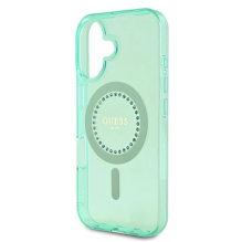 Guess IML Rhinestones MagSafe iPhone 16 Plus Case - Green