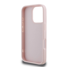 Karl Lagerfeld Quilted Signature iPhone 16 Pro Case - Pink